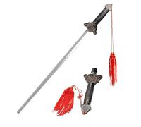 Toy Sword, Tainless Steel Dull Sword Toys, Retractable Swords, Cosplay Costume Accessory, for Practice Performance Kung Plaything Retractable Prop, Prop Gift Party