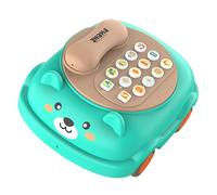 Toy Telephone - Educational Interactive Learning Games,Cartoon Animal Telephone Learning Toys,for Indoor Kindergarten Daily Travel Christmas Easter Education Entertainment