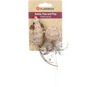 TOY TEXU BALL + MOUSE BROWN 9x4x4CM