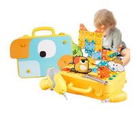 Toy Tool Bench | Educational Realistic Fun Development Games - Kids Work Bench,for Yard Car Vehicle Family Time Offices Social Situations School Classroom Home Daily Mind Brain Desktop