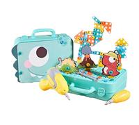 Toy Tool Bench,Educational Realistic Fun Development Games - Work Bench Toy | for Yard Car Vehicle Family Time Offices Social Situations School Classroom Home Daily Mind Brain Desktop