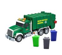 Toy Tow, Truck Logging, Heavy-duty Build Functional Winch Friction Powered Three Bins Realistic Design Sound Effects, Truck Toy for Birthday, Thanksgiving, Christmas
