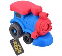 Electoys Toy Train for Toddlers 18 Months Plus Eco Wheels Range Blue Red Bio-Plastic Early Learning Childrens Handheld Imaginative Play Promotes Motor Skills Small Eco-Friendly Material Gift