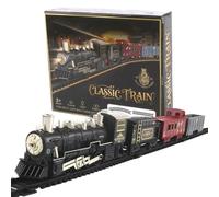 Toy Train for Kid,Interactive Car Toy With Light And Music - Lighted Small Train Set | for Boys Girls Children Home Traveling Schools Bedroom Kindergarten Living Room