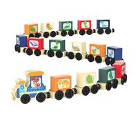 Toy Train Set - Little Explorers Inspired Wooden Learning Toys, Engaging Train Set for Boys and Girls, Encourages Imagination and Coordination, Premium Quality Child Friendly Design, Bedroom Use