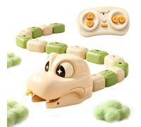 Toy Train Set Remote Control Snake Toy - Magnetic Eating Game | ABS | Crawling Vehicle Model with Sound Light Effects, Interactive Parent Child Competitive Racing, Birthday Gift Boys Girls