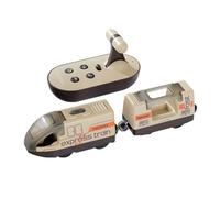 Toy Train Set Remote Train, Motorized Trains For wooden track, Electric Trai-n Magneti Effect, with Sound &