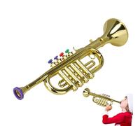 Toy Trumpet - ABS 37 x 10 x 9 cm | Wind Musical Instrument | Educational Handset with Colorful Buttons for Learning Coordination in and Classes, Support for Sound and Games, Kids