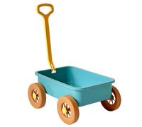 Toy Wagon, Plastic Toddler Wagon Toy, 15x11x7.1" Kids Beach Toys for Play Water/Sand, Reusable Green Toys for Summer Gifts, Blue