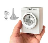 Toy Washing Machine - Realistic Toy Washing 1:12 Scale | Rechargeable Miniature Toy Washer with Opening Lid and Rotating Drum for Boys Girls Birthday