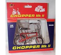 Toy-way Red Chopper Mk11 Bicycle Bike 1:12 scale diecast model