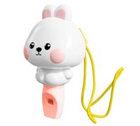 Toy Whistle for Kids, Bunny Whistles Lanyard, 3.54x2.36x1.97 Inch Compact Size with Secure Grip, Alloy Frame Music Supply Device, Home Accessories for Boys Girls Game Prize Birthday Holiday Classroom