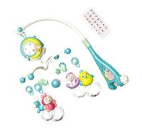 Toy with Music Night Lights Projector & Timing Function Baby Musical Crib Mobile Hanging Rotating Rattles Nursery Mobile