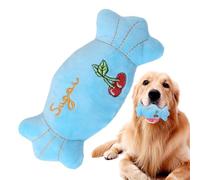 Toy with Sound for Dogs - Tuchia in the Shape of a Candy Cat, Safe Games for Pets, Indoor Sound Games, Fabric Games for Soft Games