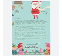 Toy Workshop - Personalised Official Letter from Santa Claus/Father Christmas. Perfect for Young Children, Boys, Girls, Grandchildren, Magical. Comes with Envelope