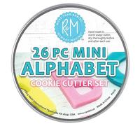 Toy Zany Alphabet Mini 26 Piece Cookie Cutter Set