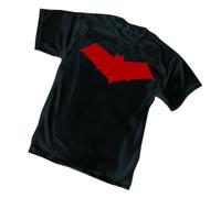 Toy Zany Red Hood Symbol Mens Black T-Shirt