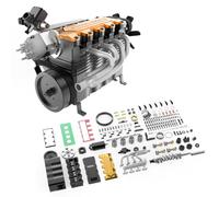 TOYAN FS-L400BGC 14CC DIY Assembly L4 Engine Model Kit That Works, 4-stroke Inline 4-cylinder Engine Model for Physical Science Education, Ideal for Mechanical Enthusiasts (Kit Version)