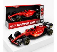 Toyana 1:24 Diecast Model Car - Pull Back F1 Car Model with Light & Sound Effects, Formula 1 Racing Car Toy Gift for Kids Age 3+