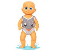 Toyana Baby Lifelike Swimming Doll - 13 Inch, Floating Water Doll with Moving Arms & Legs Bath Tub & Pool Toy, Cute Removable Costume, Waterproof Swim Dolls for Bathtime Play Fun Gift Toy
