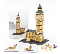 Toyana Big Ben Building Blocks - 892 Piece London Landmark Architecture Model Kit, DIY 3D Clock Tower Construction Set, Educational STEM Building Toy, Home & Office Display Souvenirs Gift for Ages 6+