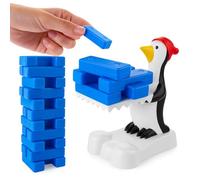 Toyana Kids Tumble Tower Game, Penguin Ice Tower Stacking Board Games, Family Fun Classic Balancing Blocks Game Gift Set for Boys & Girls Children 3+ Years