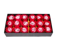 TOYANDONA 1 Box Red Rose Soap Flower Gift Box Floral Scented Soap Flower for Bath Valentine's Day Birthday Romantic Gift