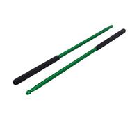 TOYANDONA 1 Pair Aluminium Alloy Drum Sticks, Anti-Rust, Strong Drumstick for Drum Pad Practice, Drummer Exercises, Green
