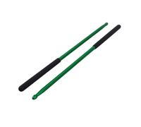 TOYANDONA 1 Pair Aluminium Alloy Drumsticks for Drum Pad Practice, Strong and Anti-Rust Drum Accessory for Drummer Exercises, Green W120
