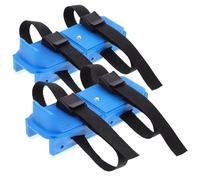 TOYANDONA 1 Pair Double Runner Ice Skates for Design Ice Skating Auxiliary Shoes for Learning Training Blue Color