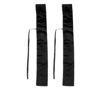 TOYANDONA 1 Pair Japanese Design Sword Carry Bag Black Cloth Sturdy Material Meticulously Crafted Protection for Swords Unique Oriental Charm Cosplay on The Go Storage Accessory