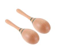 TOYANDONA 1 Pair Maracas Safe Handheld Percussion Instrument for Early Education Music for Cognitive Development and Kindergarten Performances