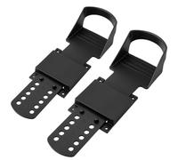 TOYANDONA 1 Pair of Black Plastic Foot Pedals Versatile Design for Full-body Workout Replacement for Rowing Machine and Fitness Bike Exercise Accessory for Home Gym Use
