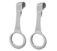 TOYANDONA 1 Pair Portable Baby Hanging Rings with Smooth Rounded Edges Lightweight PP Material for Walking Exercise Assistant Travel Use