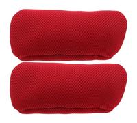 TOYANDONA 1 Pair Underarm Crutch Pads for Armpits - Crutch Sponge Cushion - Replacement Padded Armrest Covers Breathable for Forearm 8.25X3.34X3.22" Red