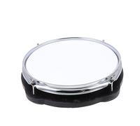 TOYANDONA 1 Pc Dumb Drum Trainer Drum Pads Drum Mute Accessory Snare Practice Pad Percussion Dumb Drum Practice Simulation Dumb Drum Dumb Drum Mute Pad Dumb Drum Pad Pvc White