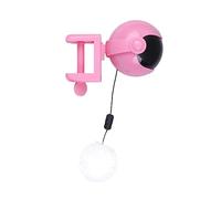 TOYANDONA 1 PC Electric Lifting Cat Ball Automatic Interactive Teaser for Indoor Play Durable Material Clip Design Pink Battery Not Included for Cat Exercise and Entertainment