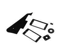 TOYANDONA 1 Set Acoustic Guitar Pickguard Replacement Set Durable Guitar Protector with Easy Installation Simple Application and Excellent Craftsmanship for Scratch Prevention Black Plastic