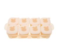 TOYANDONA 1 Set Baby Food Silicone Tray for Freezer - 8 Grid 50ml Silicone Ice Tray for Freezing Baby Purees - Freezer Food Storage Molds - Dishwasher Safe