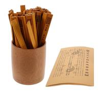 TOYANDONA 1 Set Bamboo Divination Sticks Traditional Chinese Fortune Telling Tool Portable I Ching Guide with Hexagrams Interactive Learning Resource for Beginners Bamboo Design