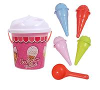 TOYANDONA 1 Set Beach Playset Creative Ice Cream Bucket for Outdoor Fun Safe and Beach Sand Play for for Boys Random Color