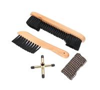 TOYANDONA 1 Set Billiard Table Cleaning Billiard Cue Clean Kit Pool Table Brush Kit Accessories for Dust Removal Durable Materials