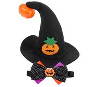 TOYANDONA 1 Set Cats Costume Party Prop Durable Pet Dress Up Kit for Halloween Festivals Eye Catching Pumpkin Hat Accessories for Cats and Dogs for Photo Shoots and Parties