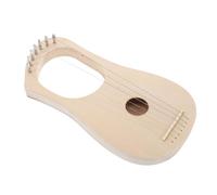 TOYANDONA 1 Set DIY Wooden String Lyre Harp Kit for Beginners Musical Instrument Making Supplies for Adults and Create Beautiful Sounds with Personal Touch