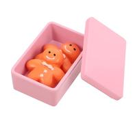 TOYANDONA 1 Set Dollhouse Miniature Food 1:12 Mini Gingerbread Man Biscuits Cookies Model Tiny Kitchen Micro Landscaping Decoration Dollhouse Accessories