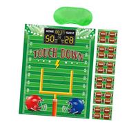 TOYANDONA 1 Set Football Themed Party Supplies American Football Game Poster with Positioning Decals Blindfold Stickers for Dynamic Sports Celebrations for Multi Scene Use and Events