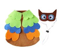 TOYANDONA 1 set Halloween Owl Costume for Dogs Cats Creative Pet Clothing for Halloween Parties Breathable Skin Friendly Material for Pet Celebrations and Family