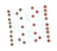 TOYANDONA 1 Set Miniature Chinese Chess Game Realistic Dollhouse Accessories for Compact Design Plastic Enhances Playhouse Atmosphere for Collectors and Enthusiasts