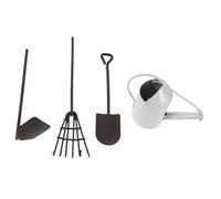 TOYANDONA 1 Set Miniature Dollhouse Gardening Tools Realistic Metal Mini Succulent Gardening Accessories for DIY Decor Compact Design for Indoor Use for Creative Fun and Family Activities