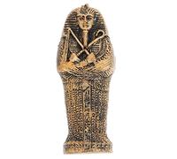 TOYANDONA 1 Set Mummy Model Aquarium Cave Resin Decor Fish Tank Landscape Ornament Egyptian Tombstone Figurine Royal Tutankhamun Sculpture Sand Table Men and Women Bust